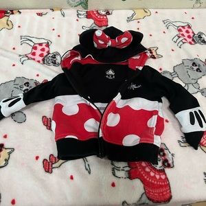 Disney Parks Girls Minnie Mouse Jacket